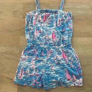 Lilly Pulitzer romper GIRLS size small